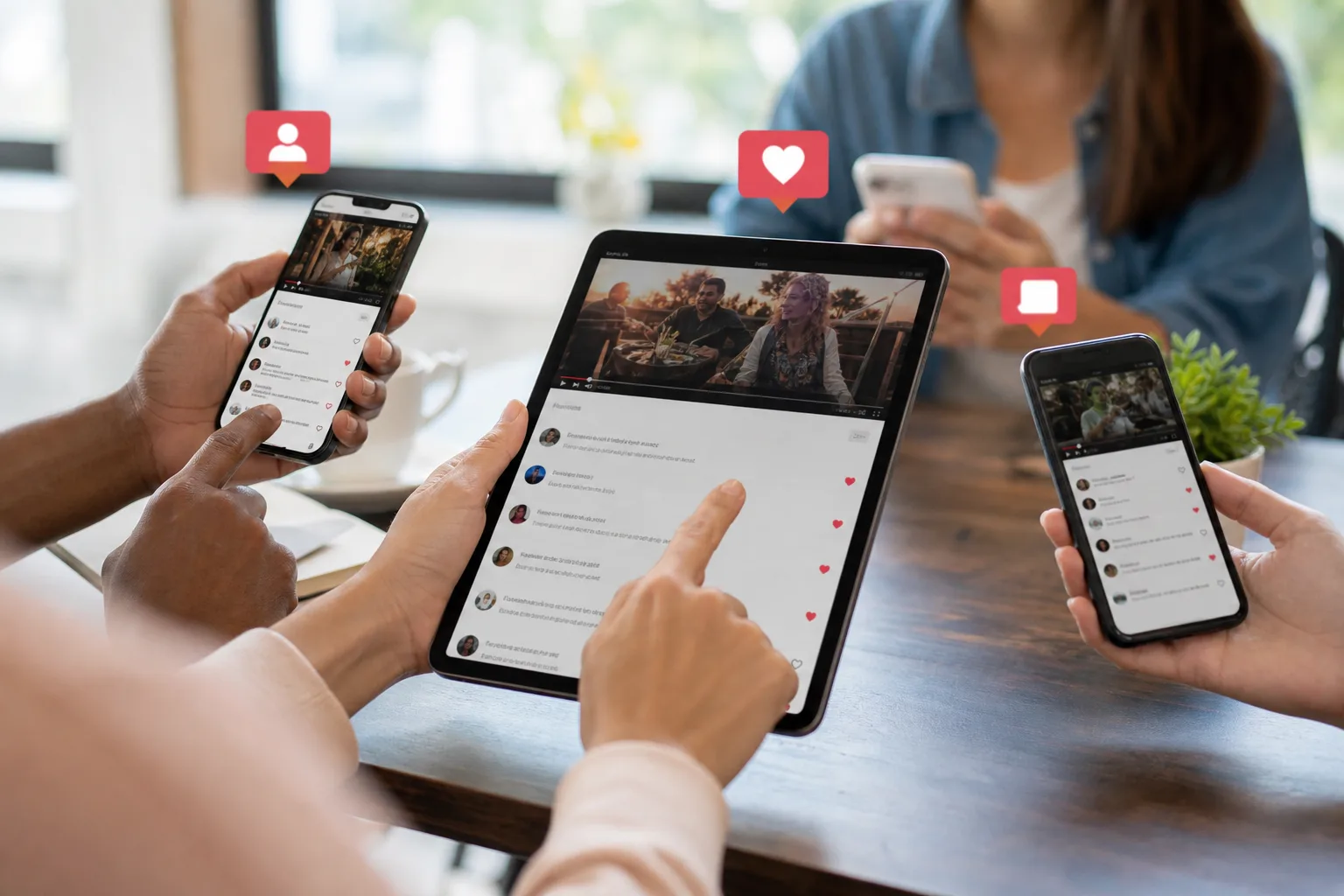 YouTube app engagement and growing social community